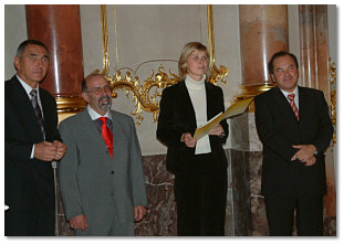 Heinz Jalanik, Walfried Hambsch, Anke Huber, Bernd Doll